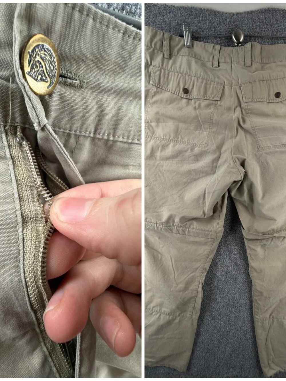 Fjallraven Karl Zip Off Regular Low Convertible Hiking Pants US 37 ACTL 38X32